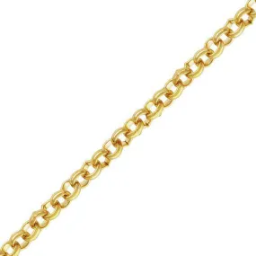 14K Gold Filled 3mm Rollo Chain (1 foot) #16