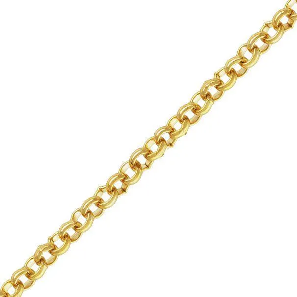 14K Gold Filled 3mm Rollo Chain (1 foot) #16