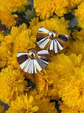 18k Gold Filled Flair Fan Earrings
