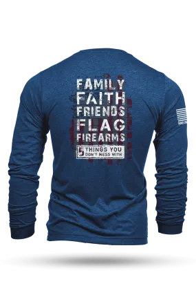 5 Things - Long Sleeve T-Shirt
