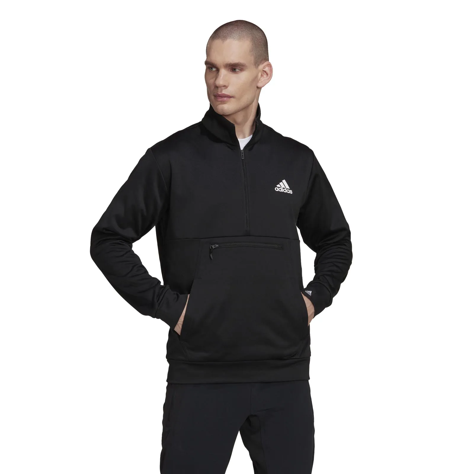 adidas AEROREADY Game and Go Mens Quarter-Zip Top