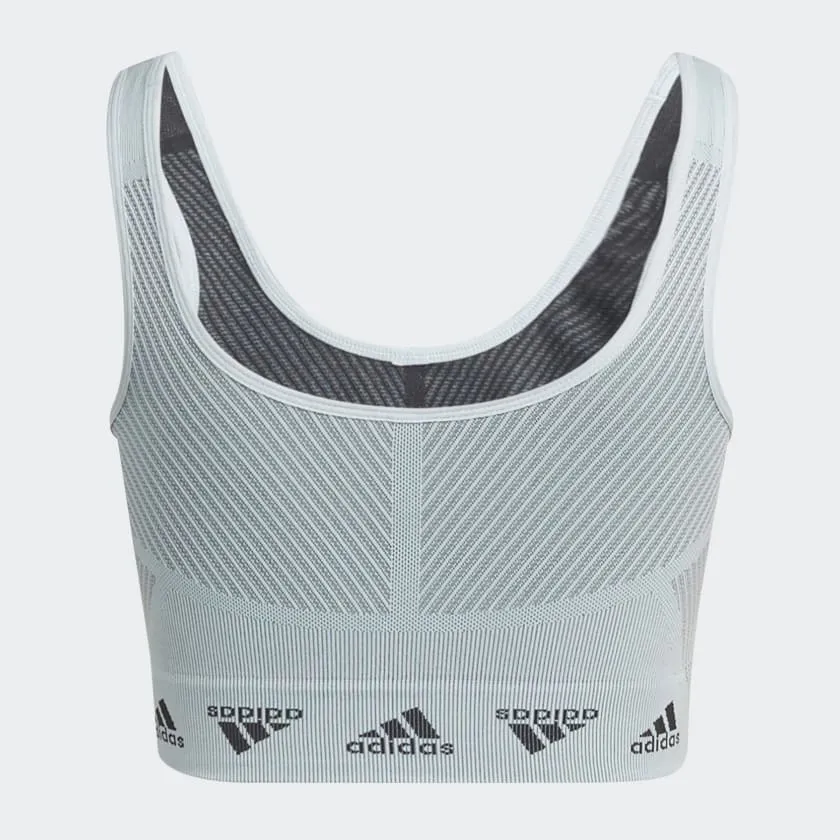 Adidas Women Aeroknit Light-Support Training Bra