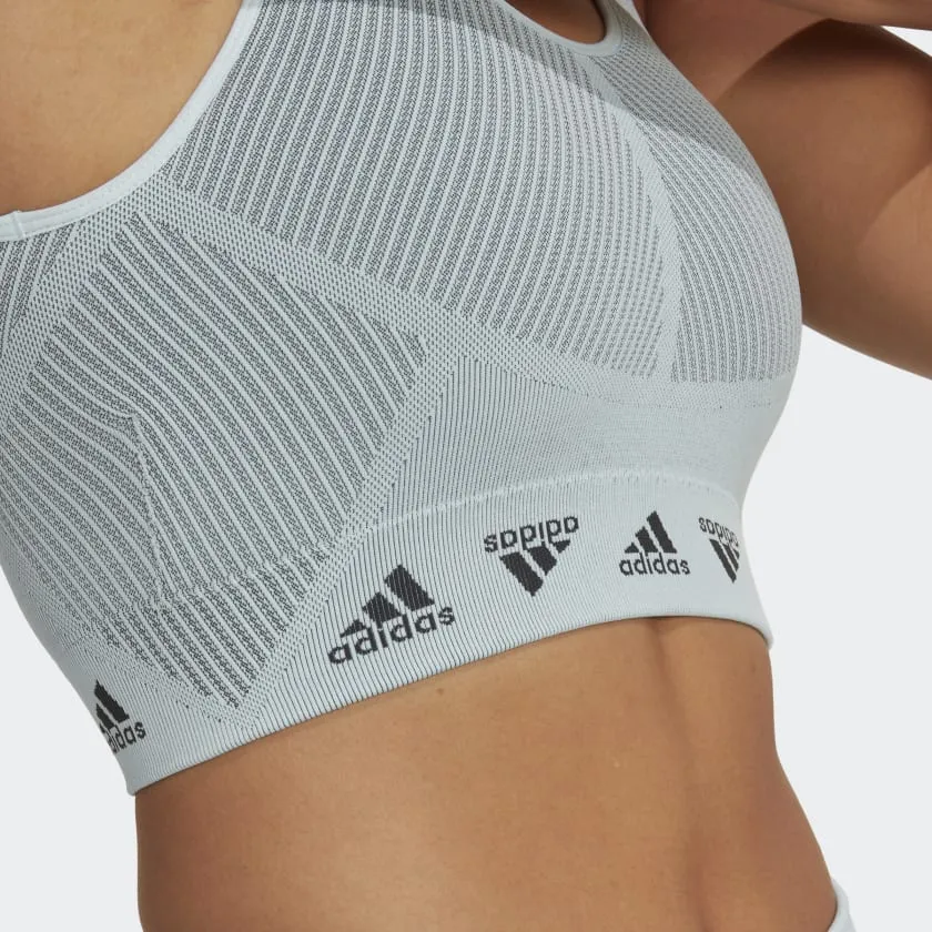 Adidas Women Aeroknit Light-Support Training Bra