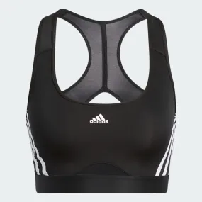 Adidas Women Powerreact Medium-Support 3-Stripes Training Bra