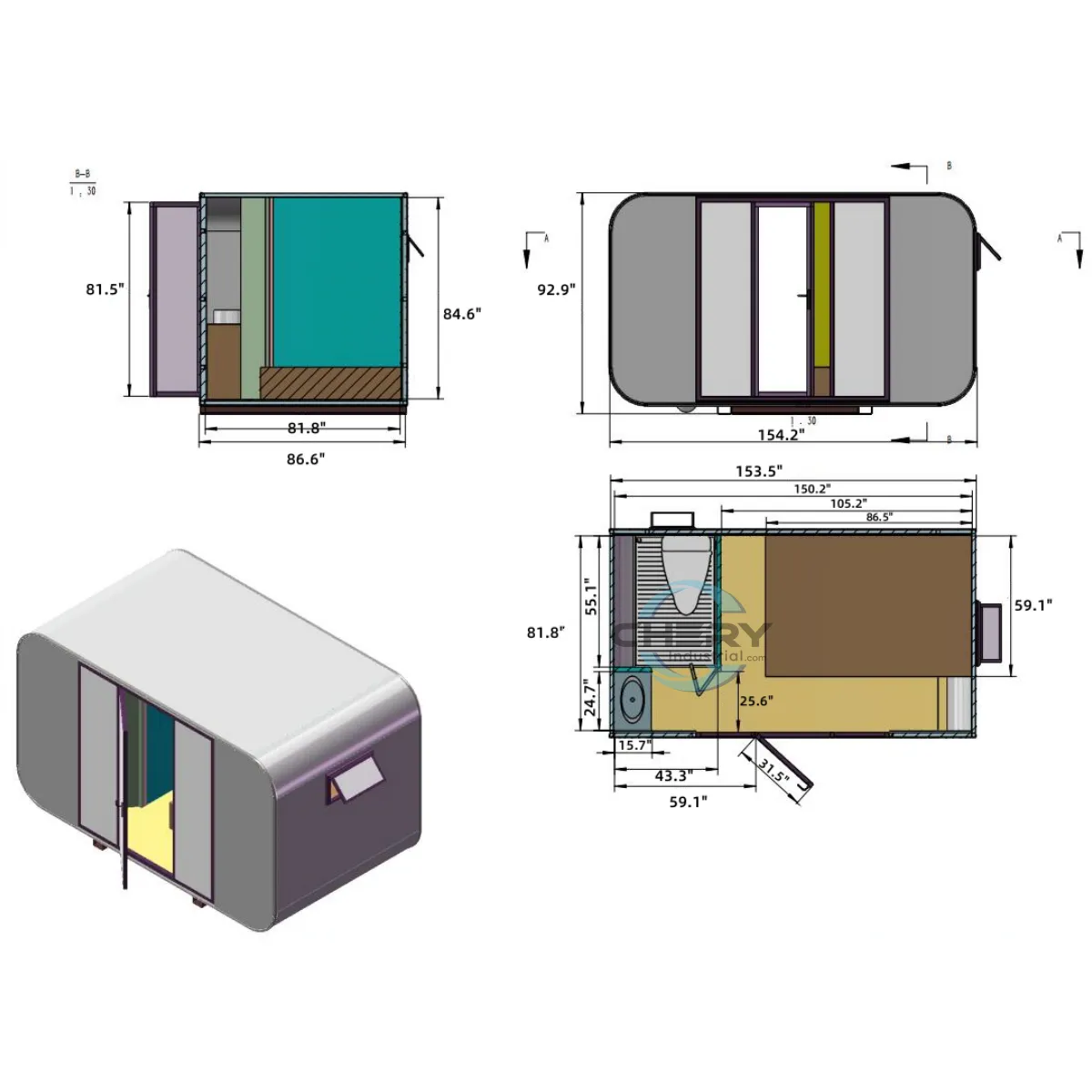 [AS-IS] 13ft Tiny House with Bedroom and Bathroom