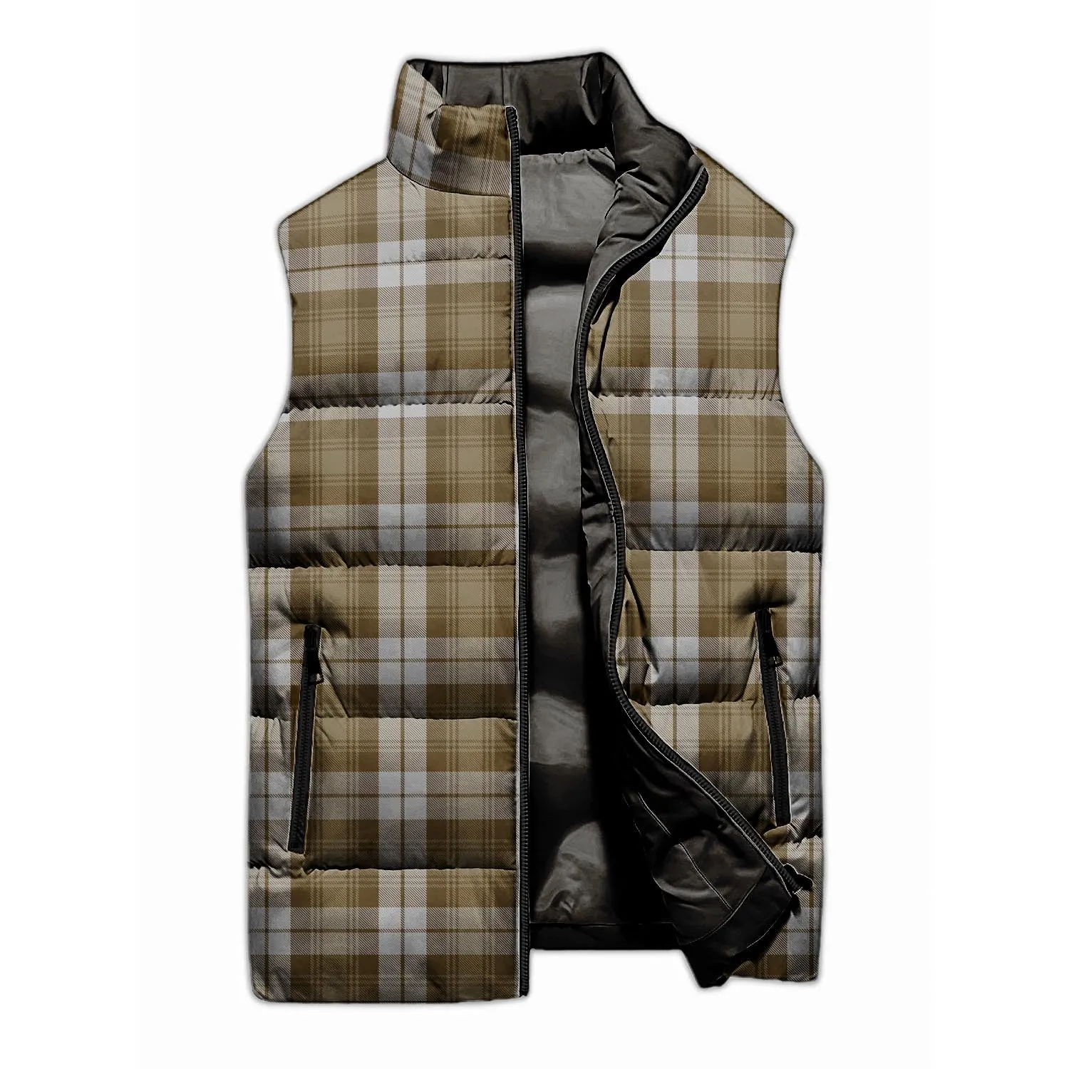 Baillie Dress Tartan Sleeveless Puffer Jacket