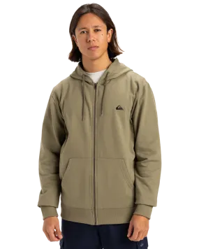 Basic Zip Hoodie in Aloe