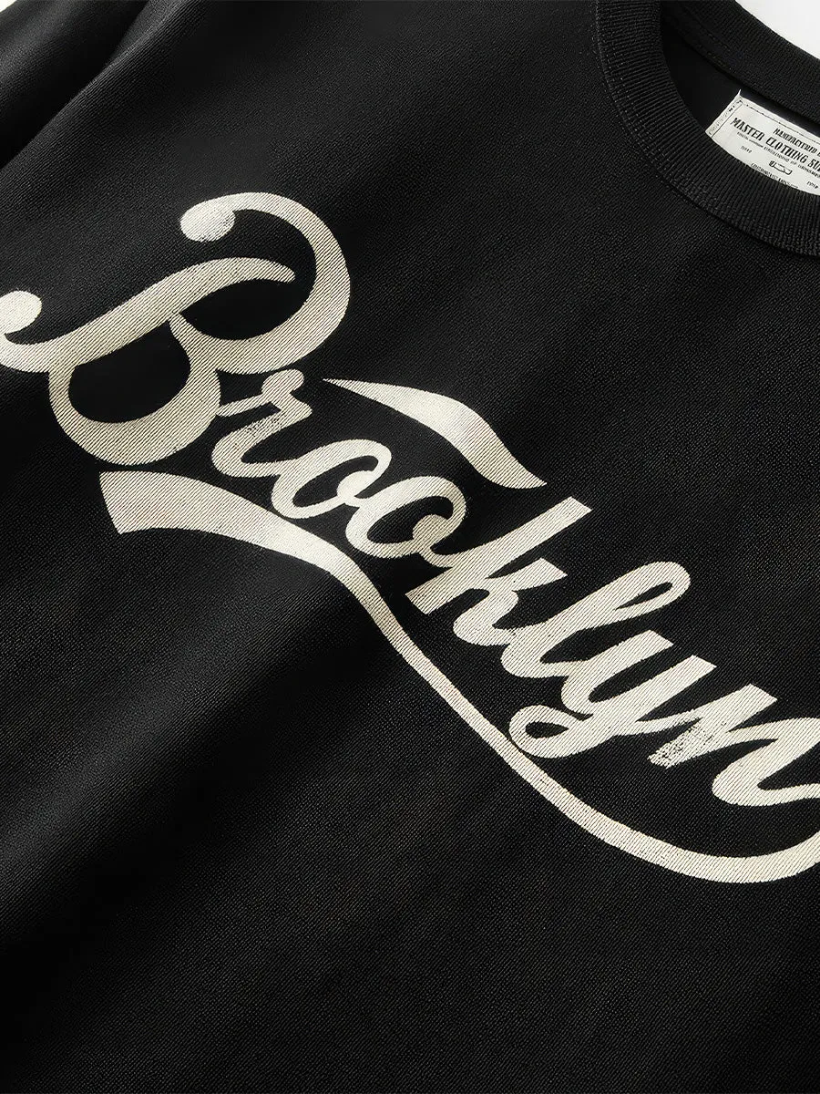 Brooklyn Crew Neck Long Sleeve T-Shirt