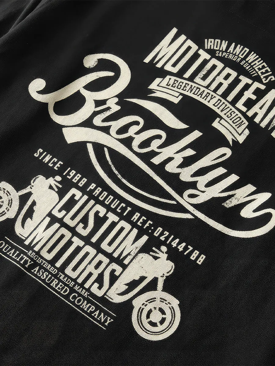 Brooklyn Crew Neck Long Sleeve T-Shirt