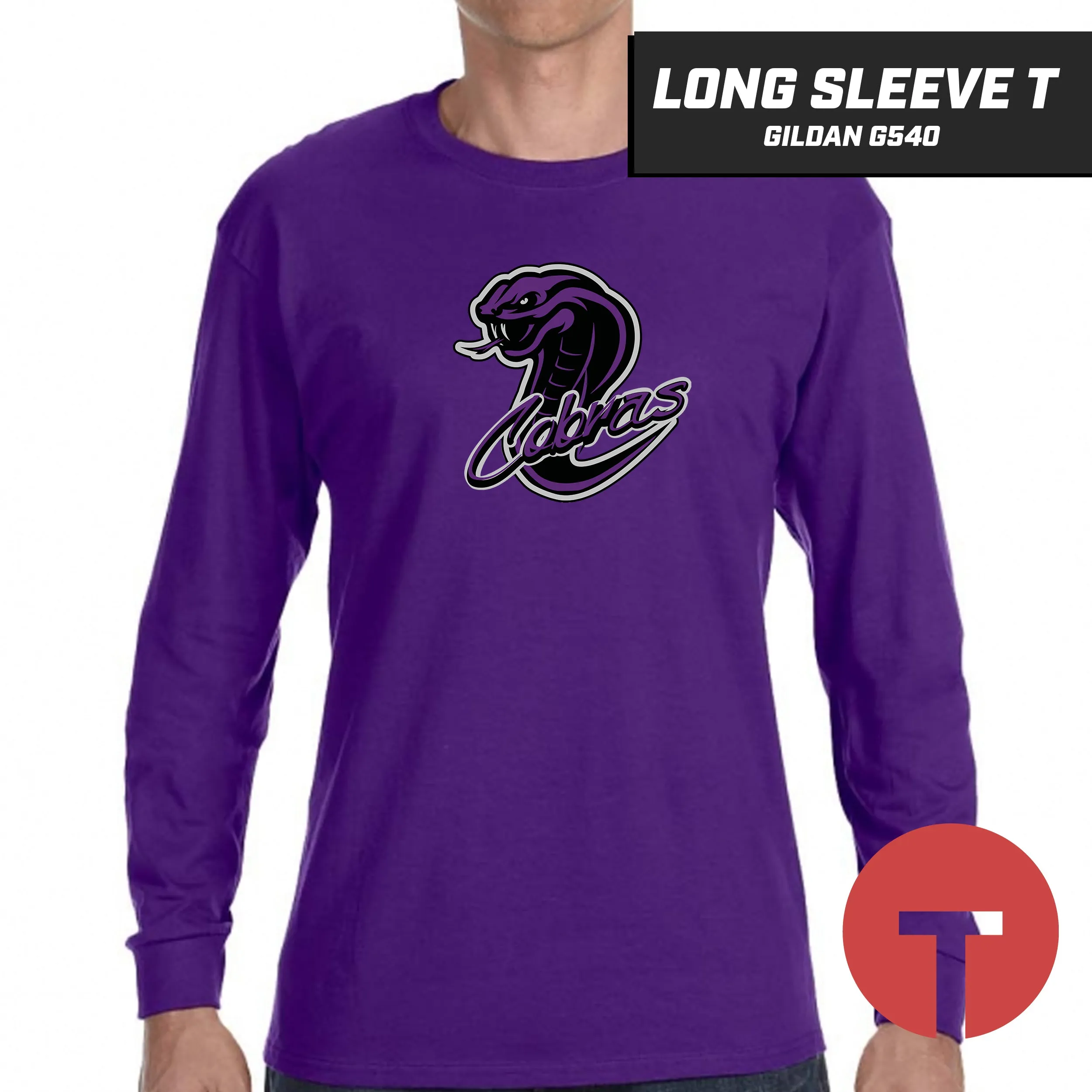 Cobras Softball - Long-Sleeve T-Shirt Gildan G540