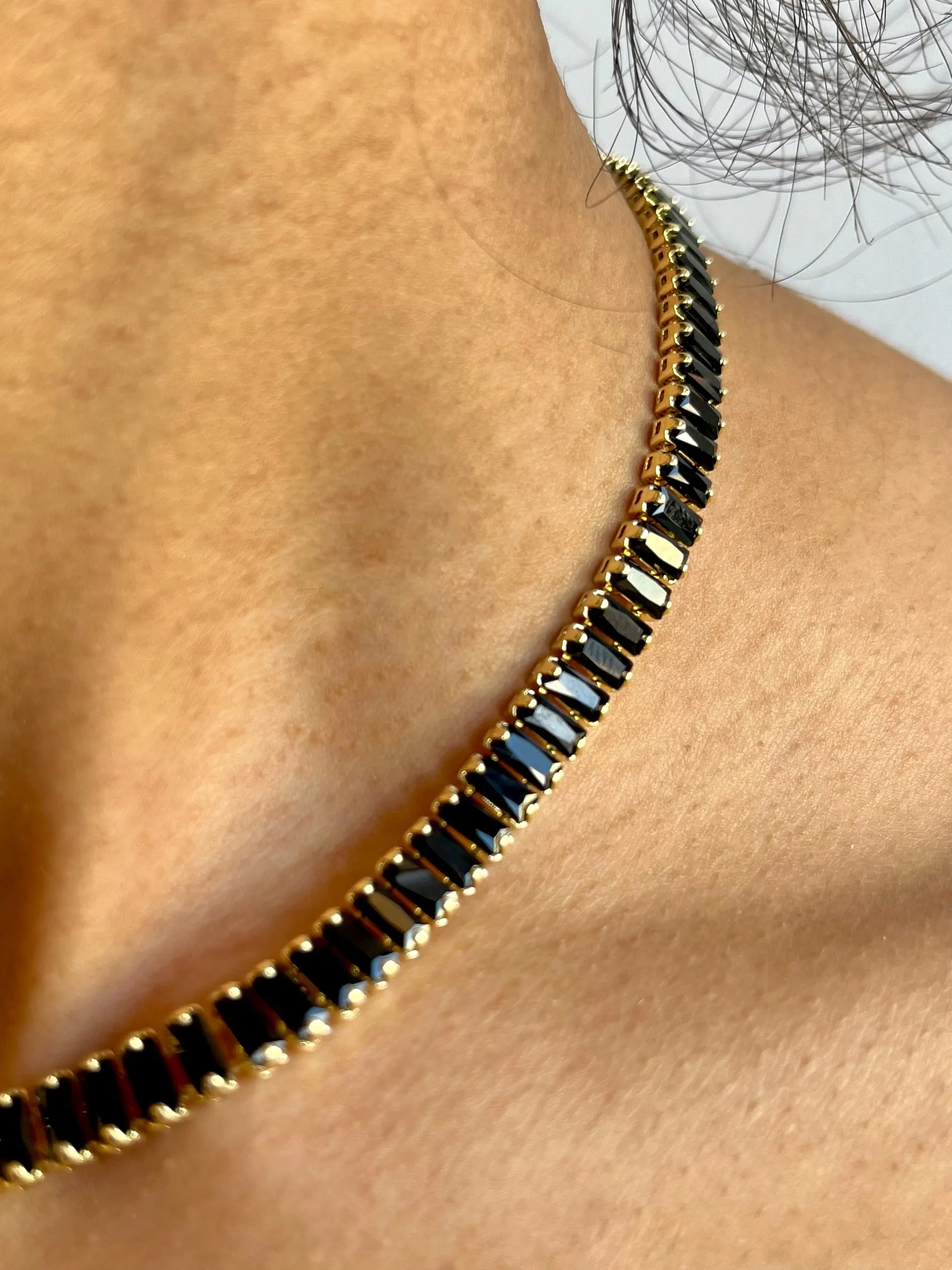 Cubic Zirconia (CZ) Tennis Necklace | Multi-Styles