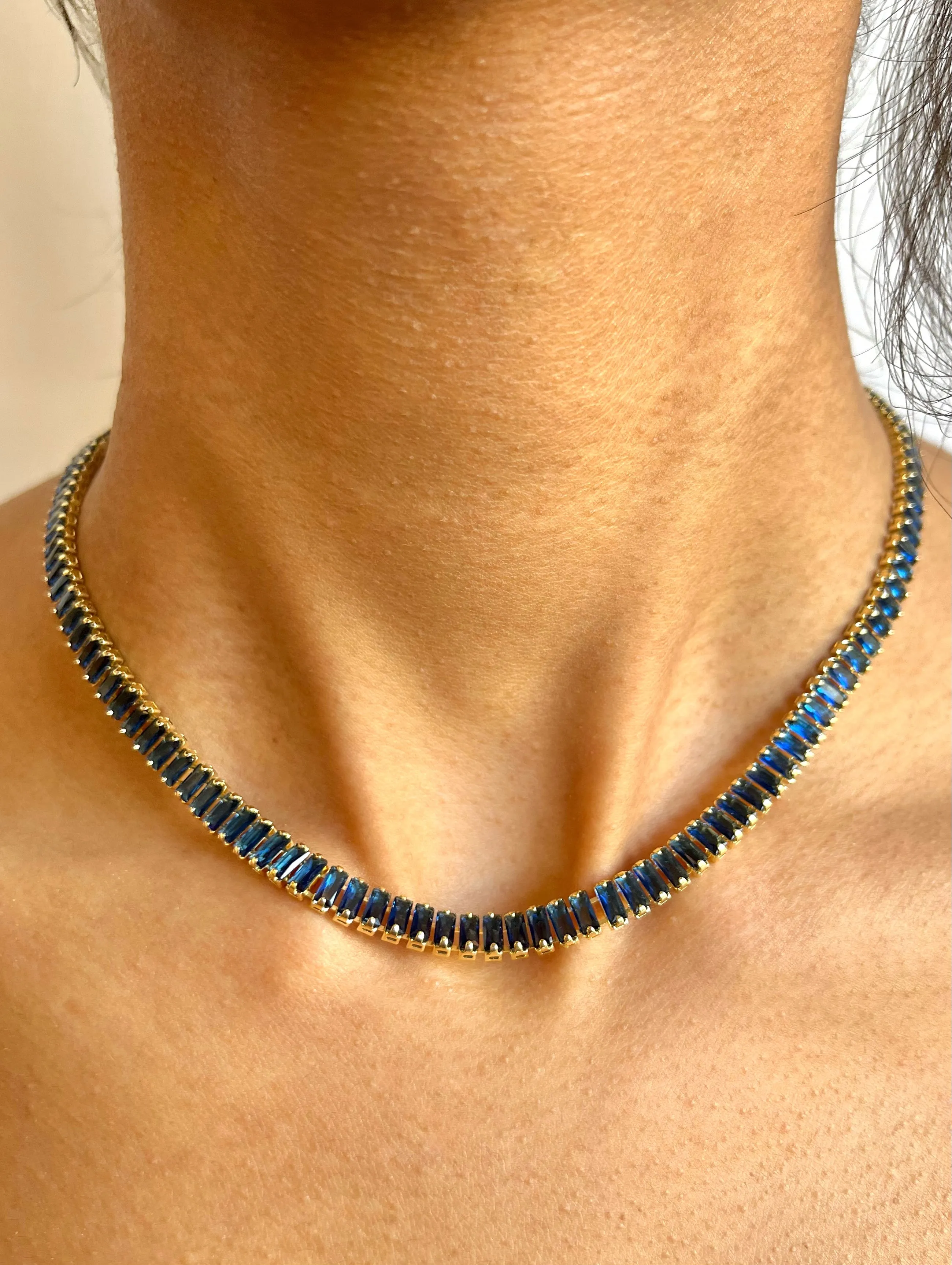 Cubic Zirconia (CZ) Tennis Necklace | Multi-Styles