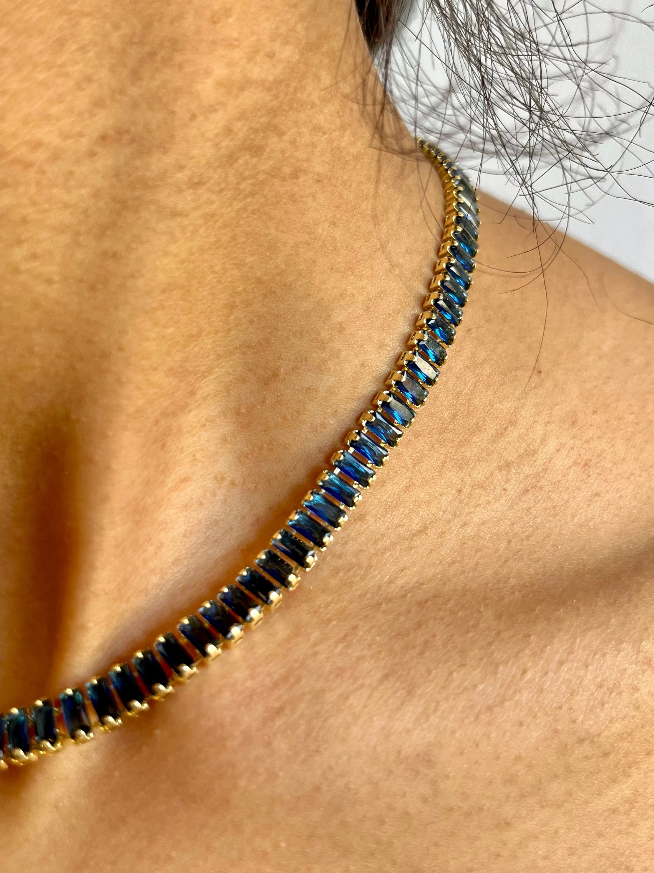 Cubic Zirconia (CZ) Tennis Necklace | Multi-Styles