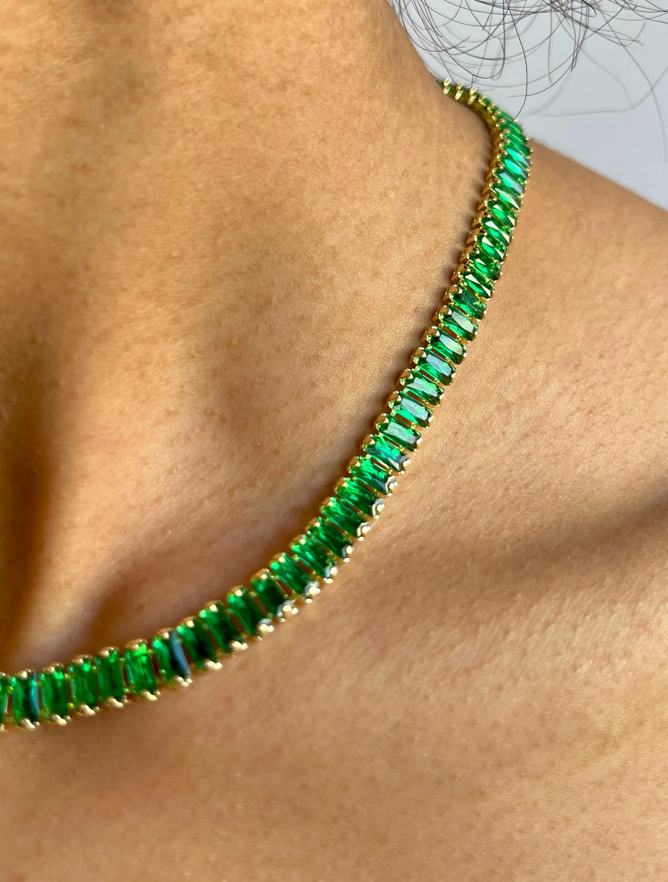 Cubic Zirconia (CZ) Tennis Necklace | Multi-Styles