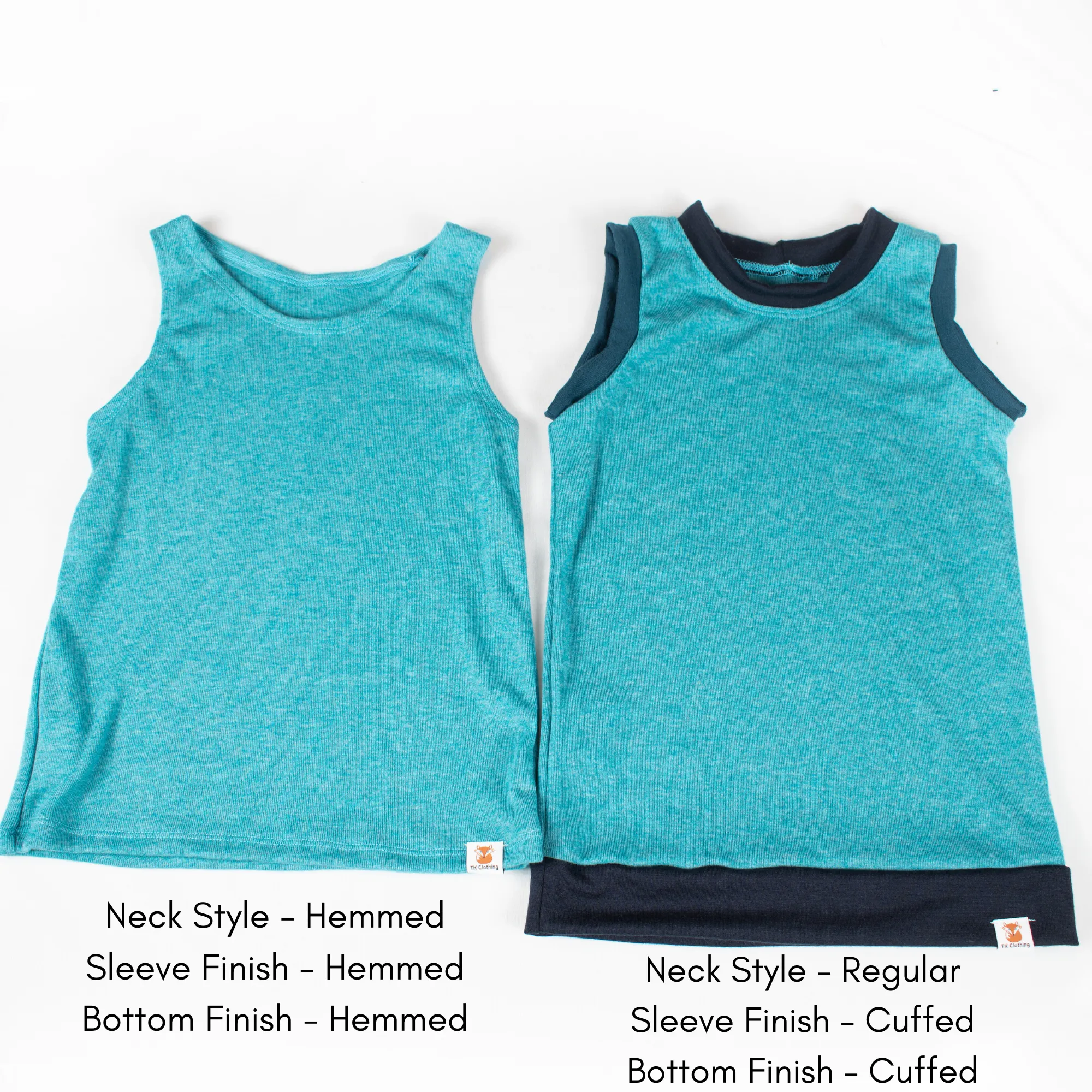Custom Merino Wool Top - Base Layer Weight - Kids
