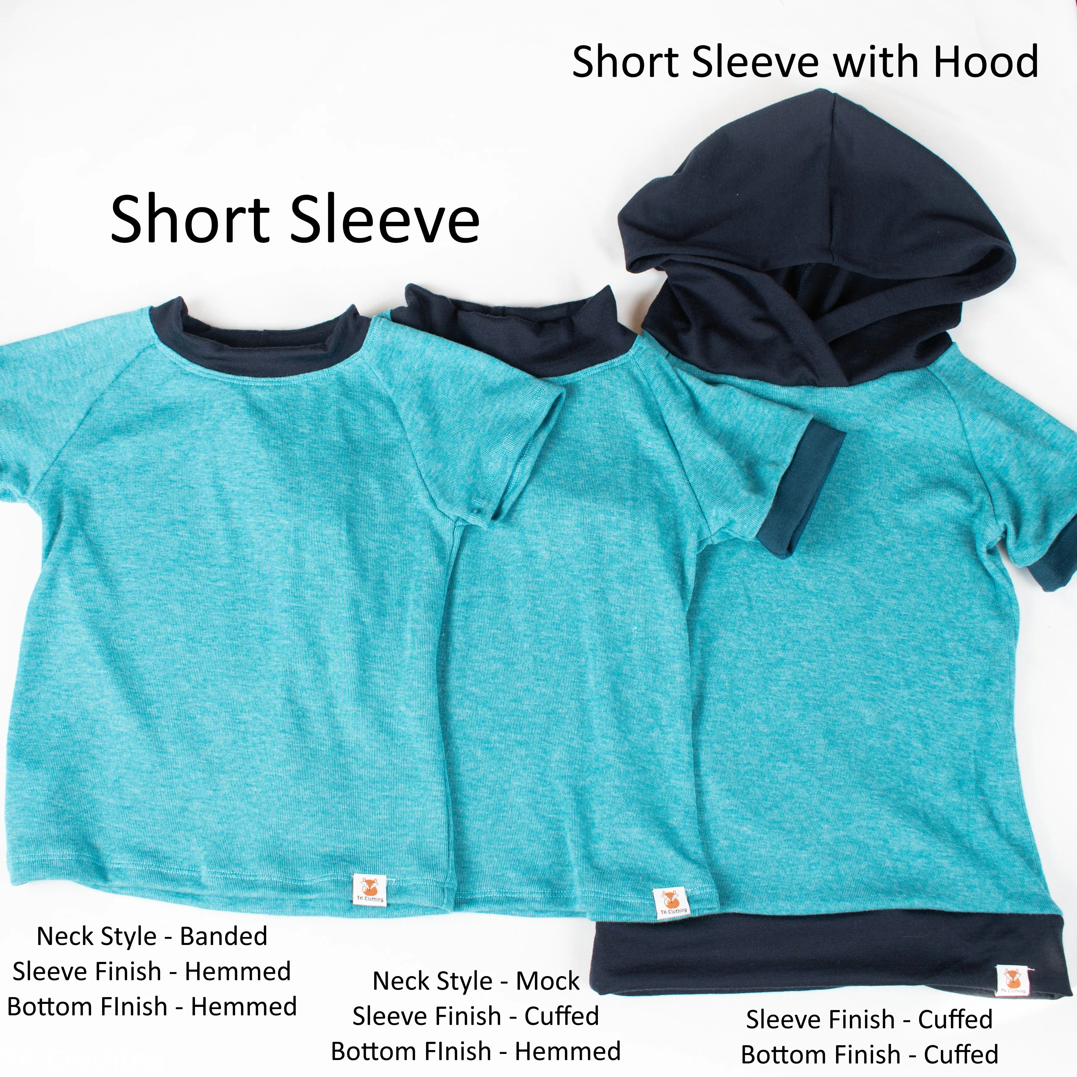 Custom Merino Wool Top - Base Layer Weight - Kids