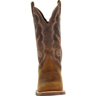 DurangoÂ Lady Rebel Proâ Womens Cognac Ventilated Western Boot