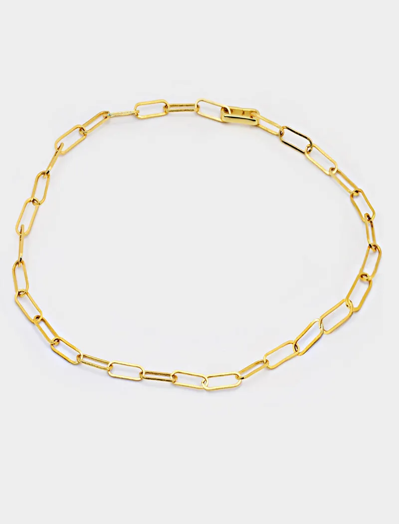 ESSENTIAL Large 15mm Link Chain Necklace | 18K Gold Over Sterling Silver