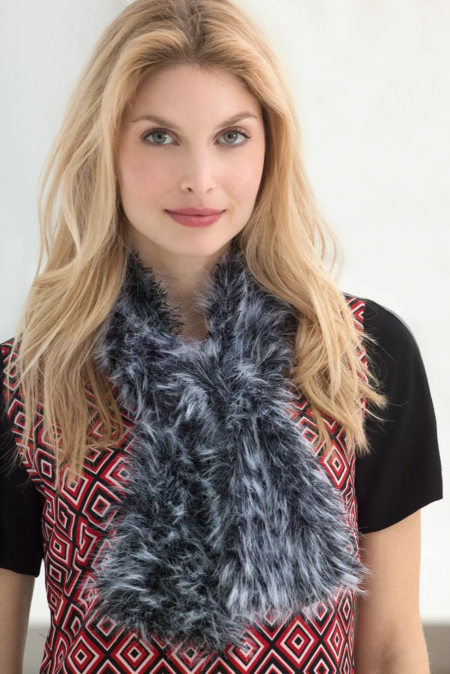 Fabulous Fur Scarf Pattern (Crochet)