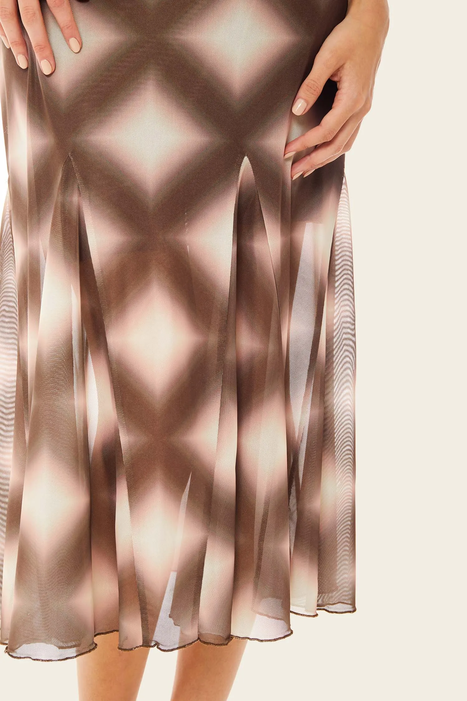 Find Me Now Bitna Mesh Midi Dress