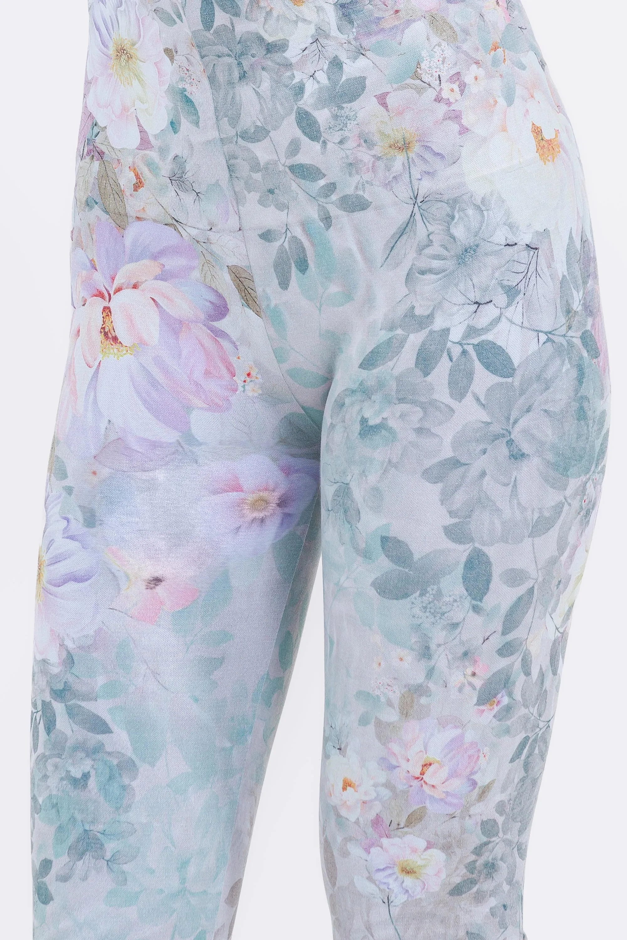 Flora Aquatique Printed Leggings