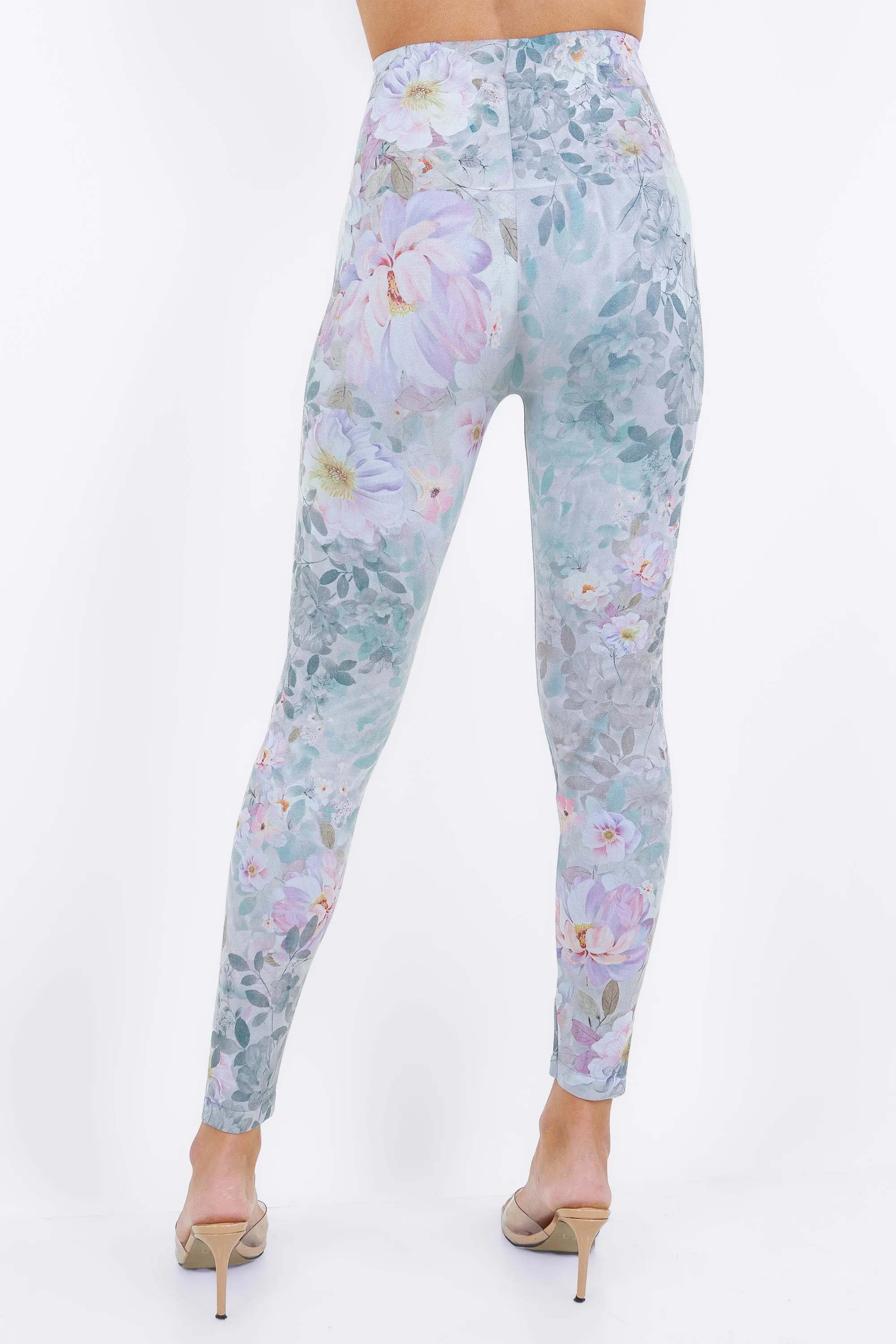 Flora Aquatique Printed Leggings