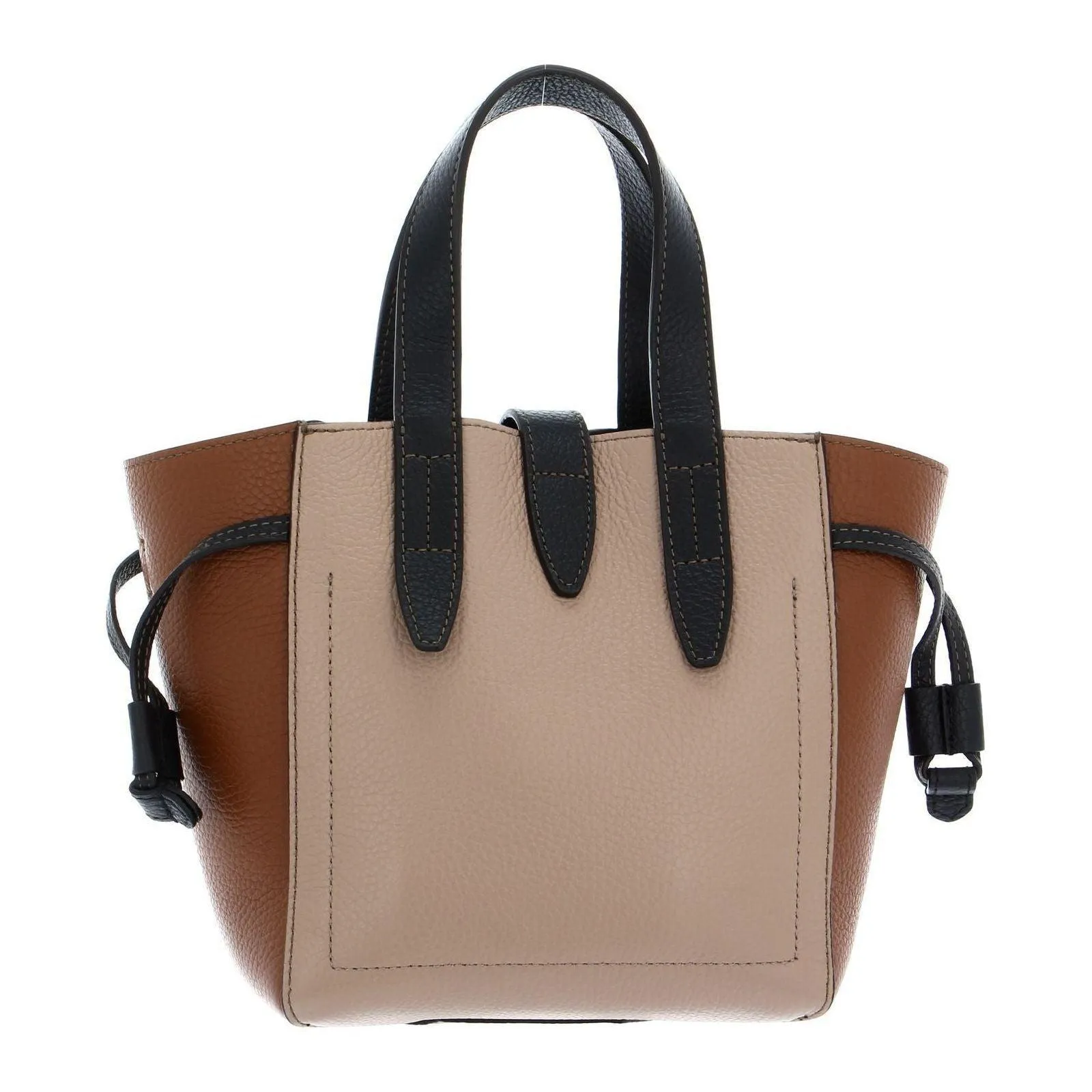 Furla Net Mini Tote - Greige & Cognac