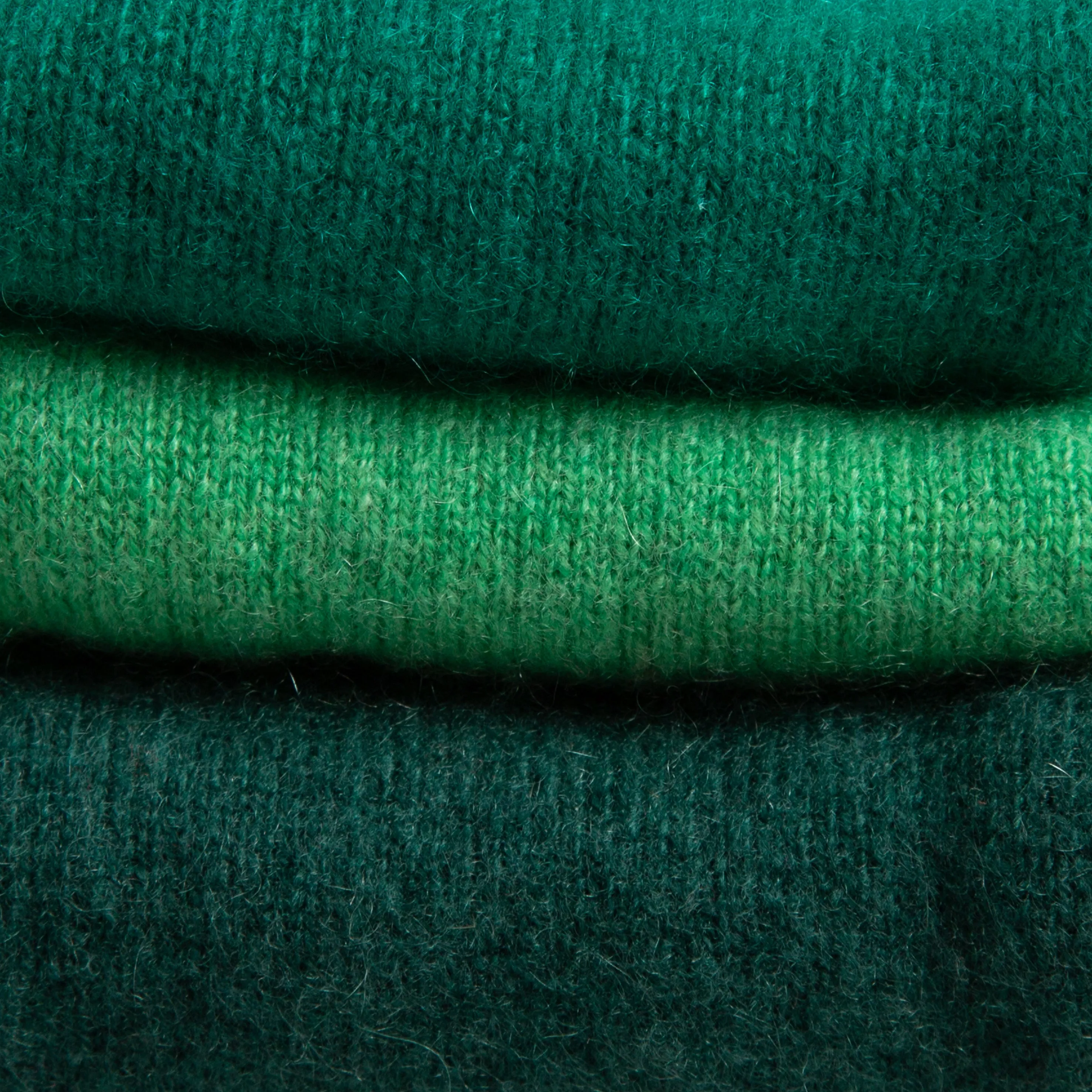Gents Green Cashmere Fingerless Gloves