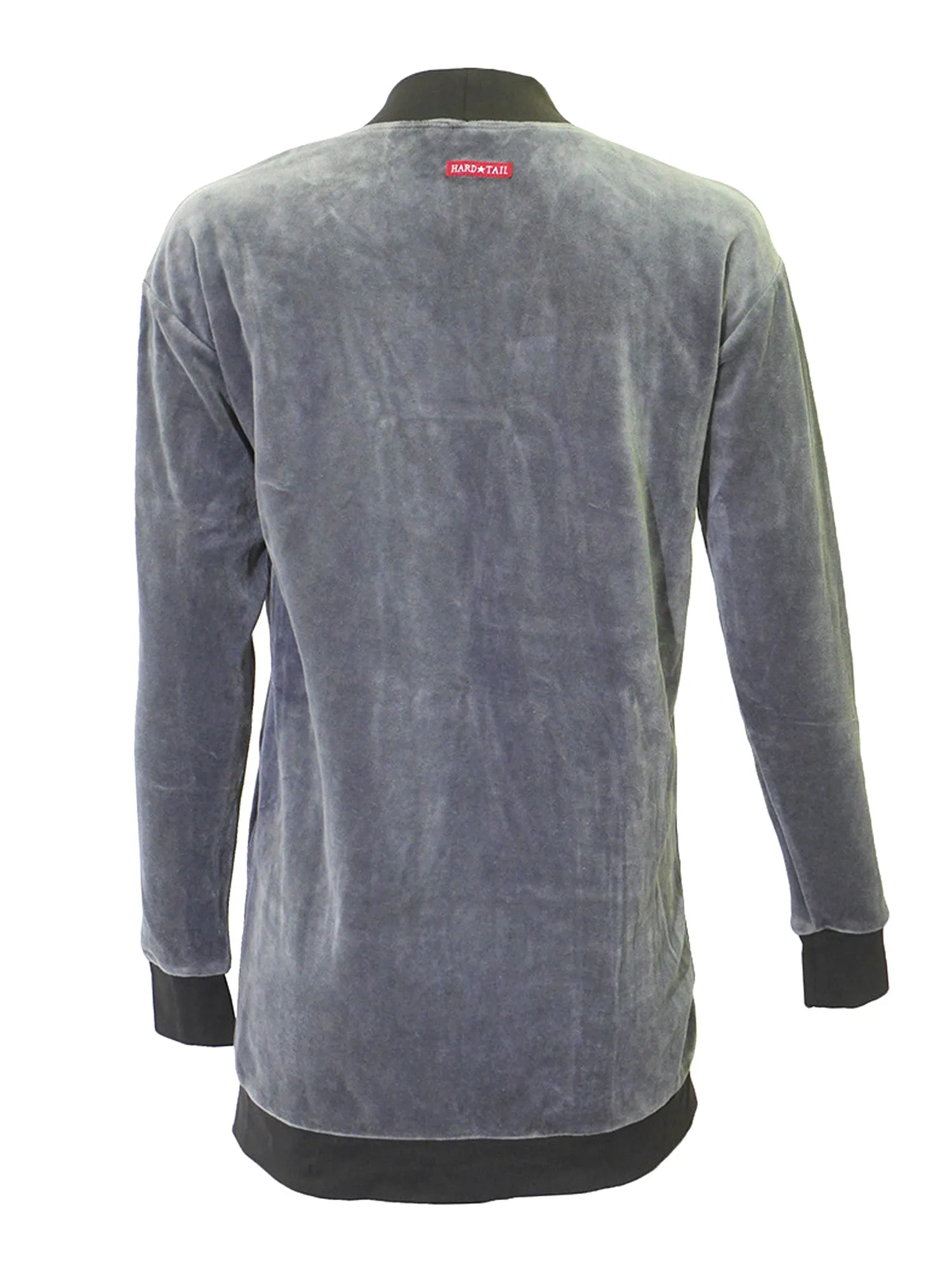Hard Tail Velour Long Cardigan V-183