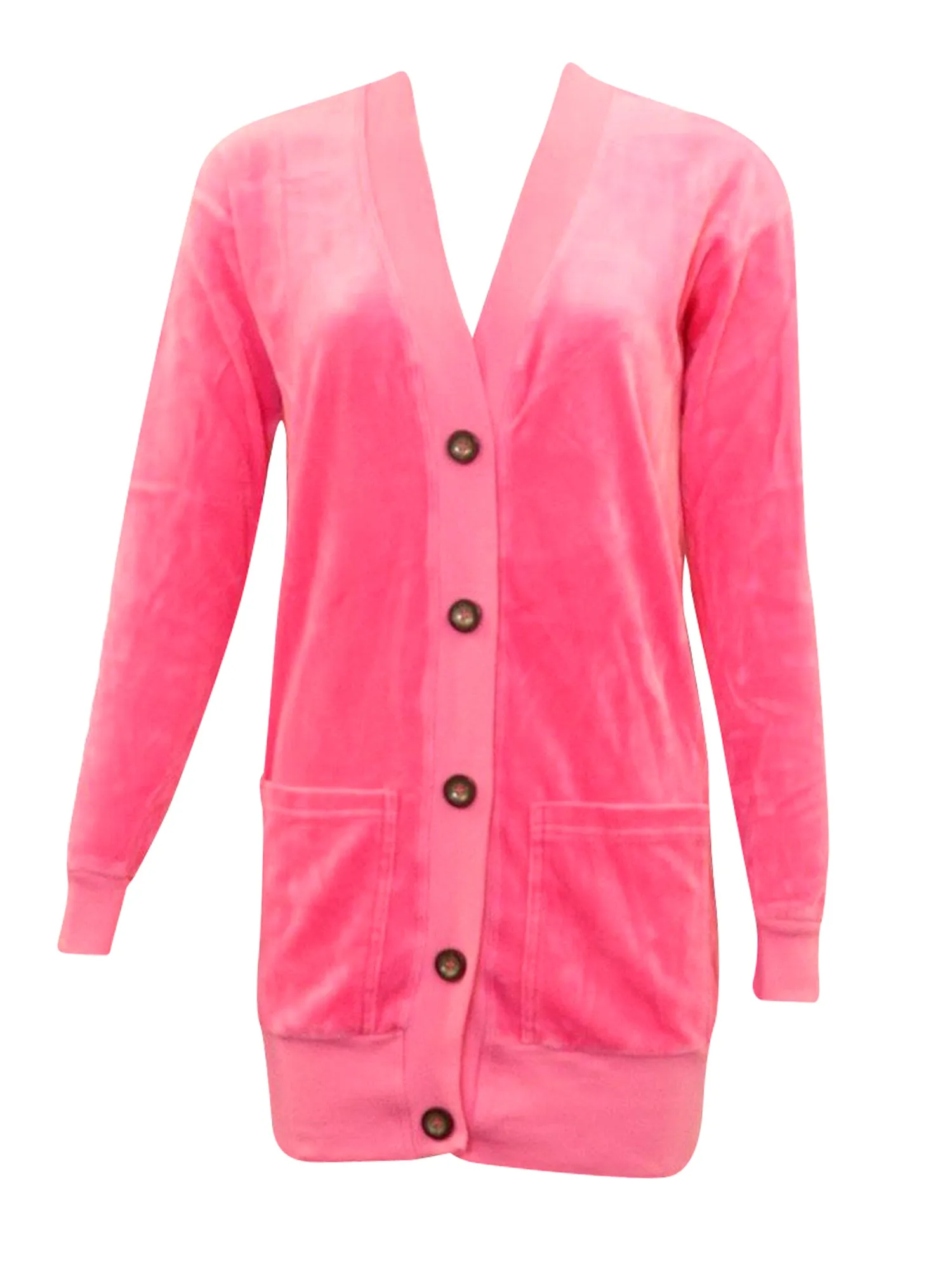 Hard Tail Velour Long Cardigan V-183