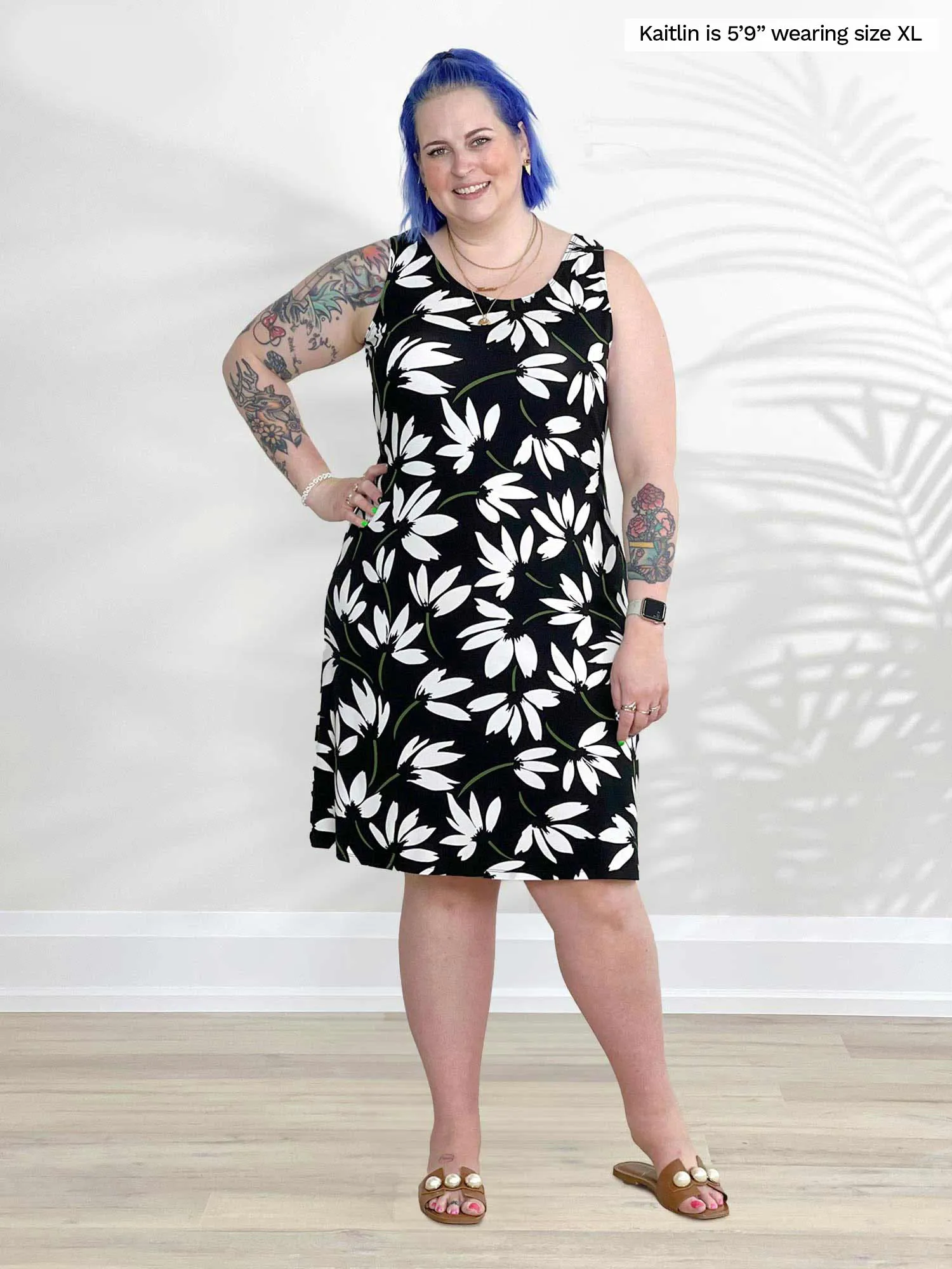 Jaaron reversible neckline tank dress - FINAL SALE