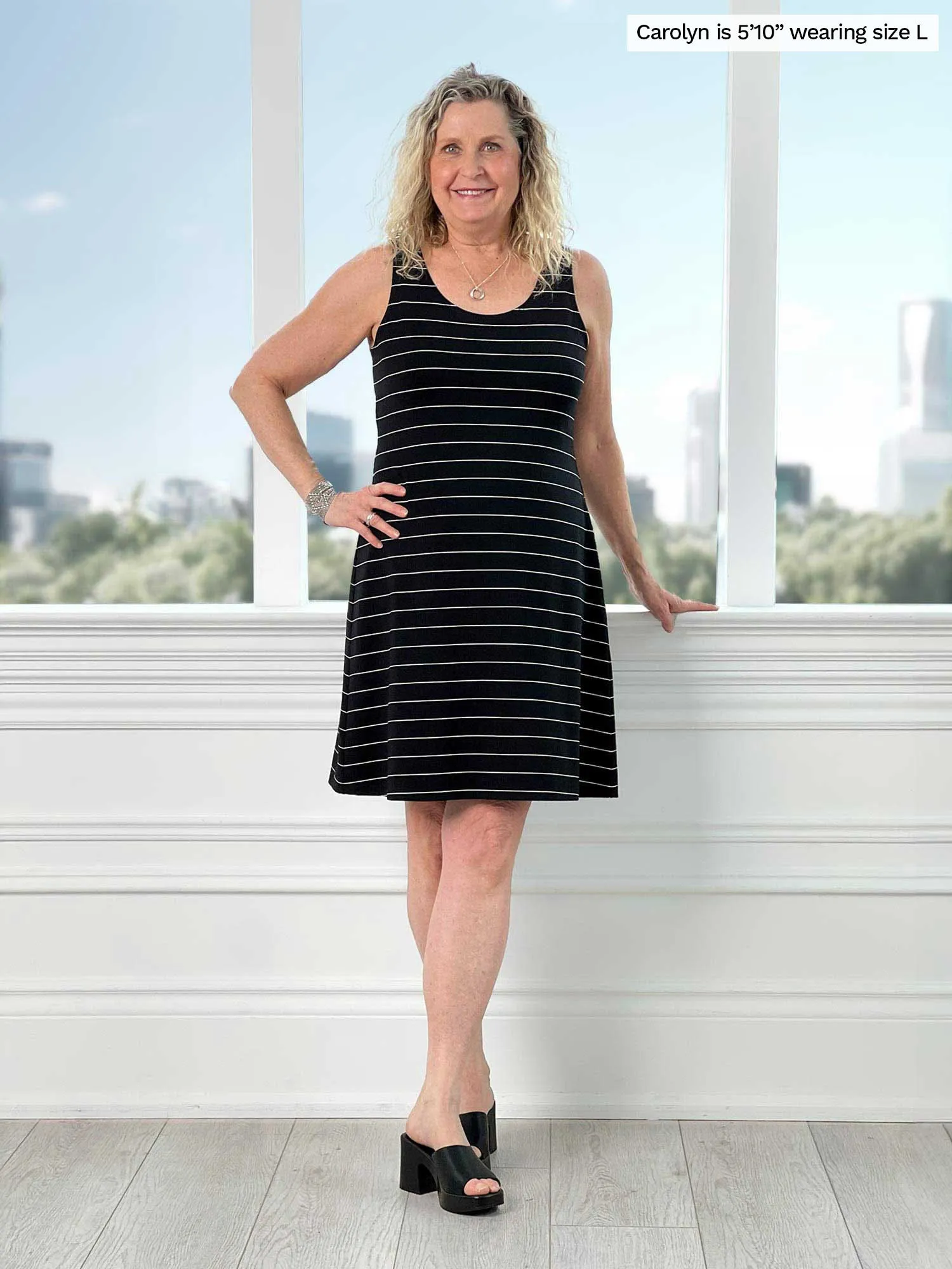 Jaaron reversible neckline tank dress - FINAL SALE