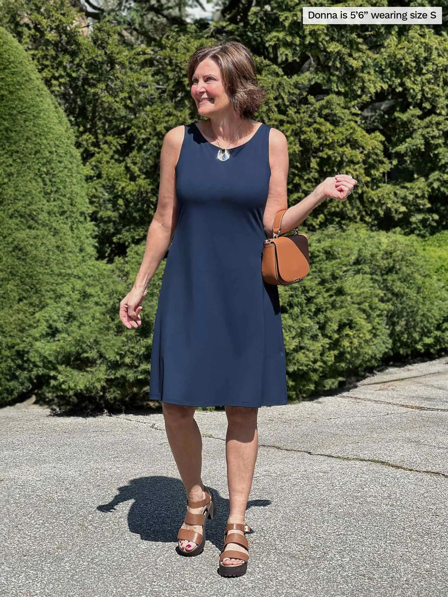 Jaaron reversible neckline tank dress - FINAL SALE