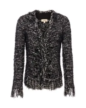 L'Agence Azure Knit Cardigan Blazer