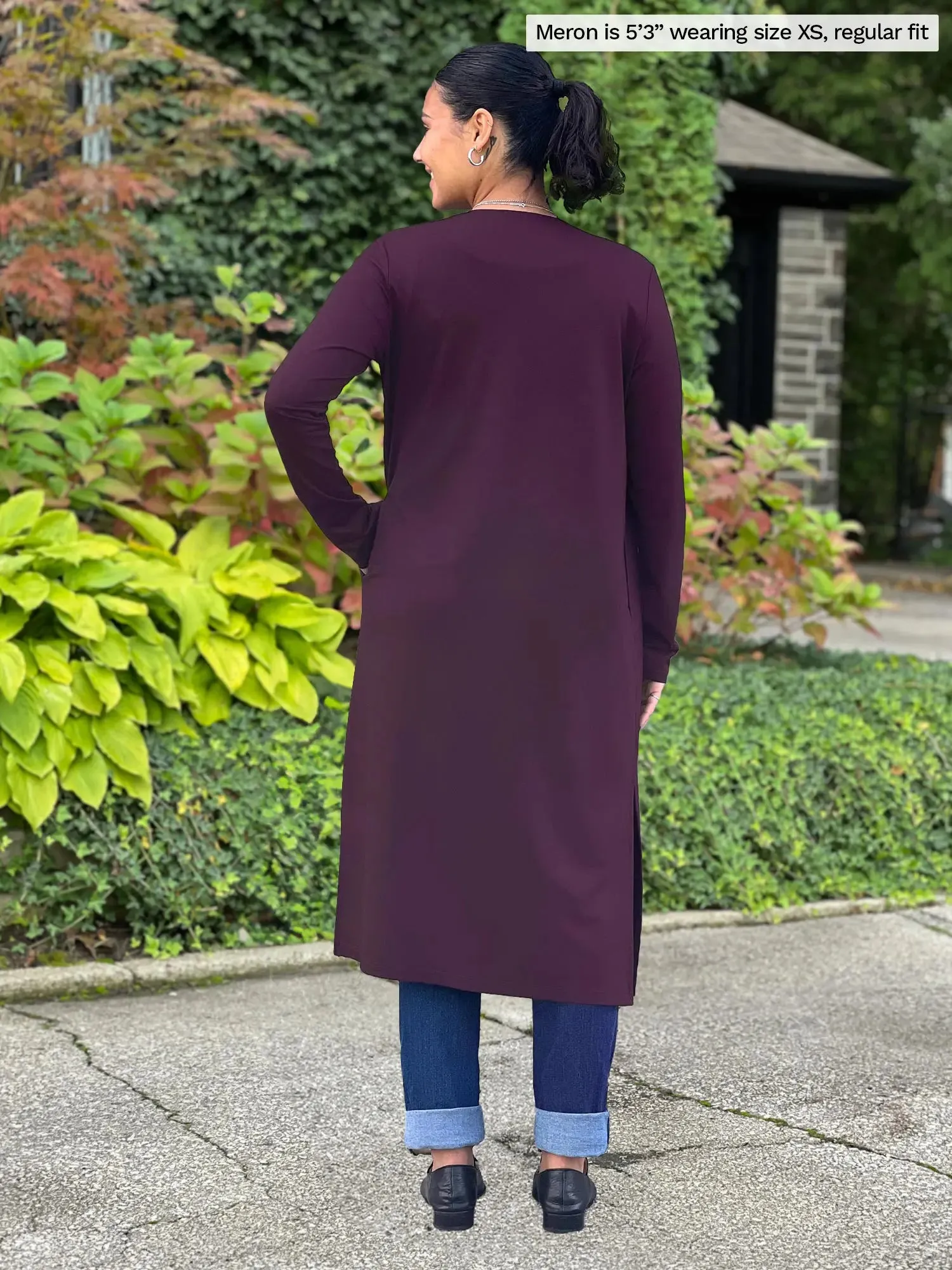 Larissa duster cardigan with pockets
