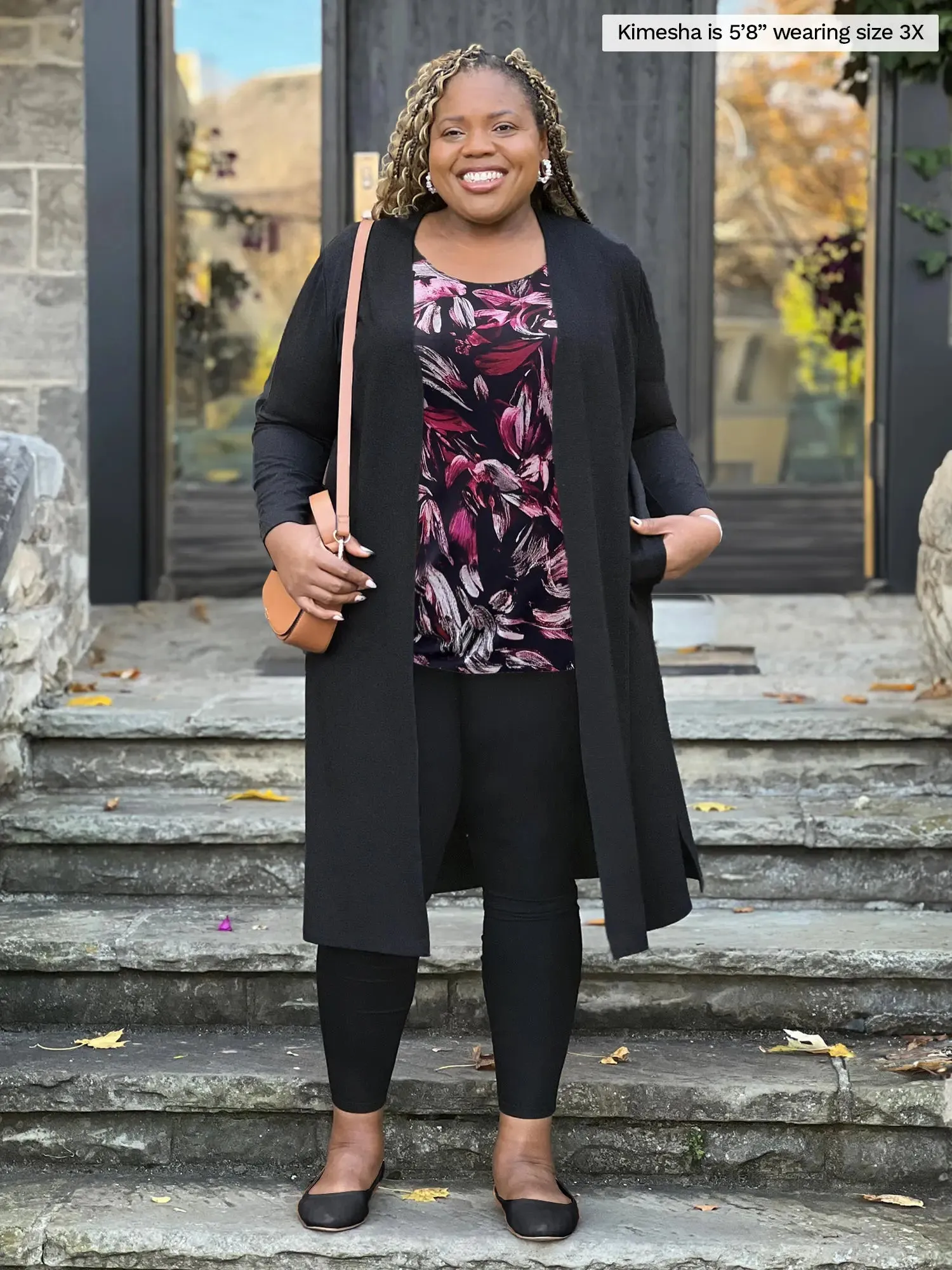 Larissa duster cardigan with pockets