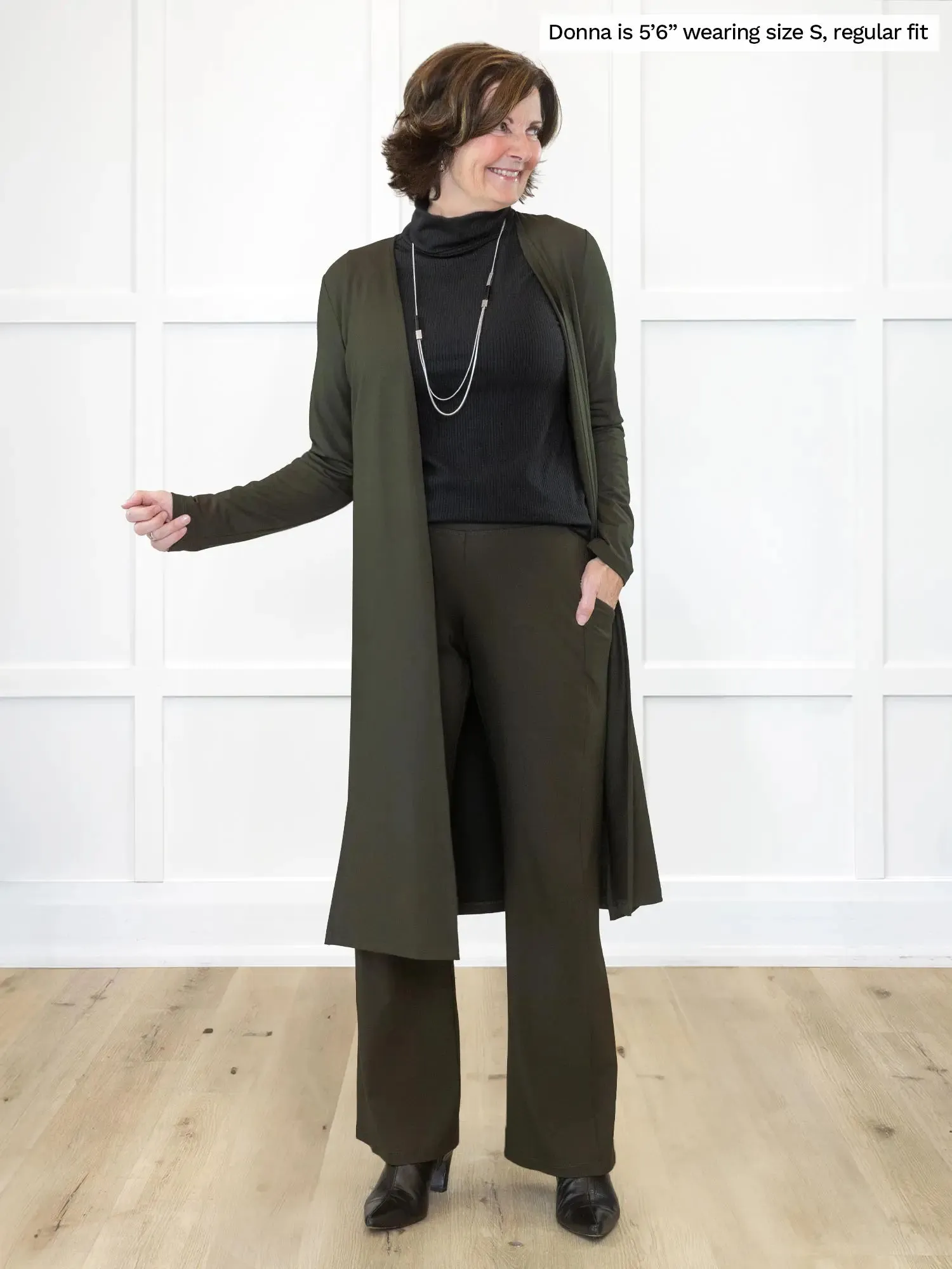 Larissa duster cardigan with pockets