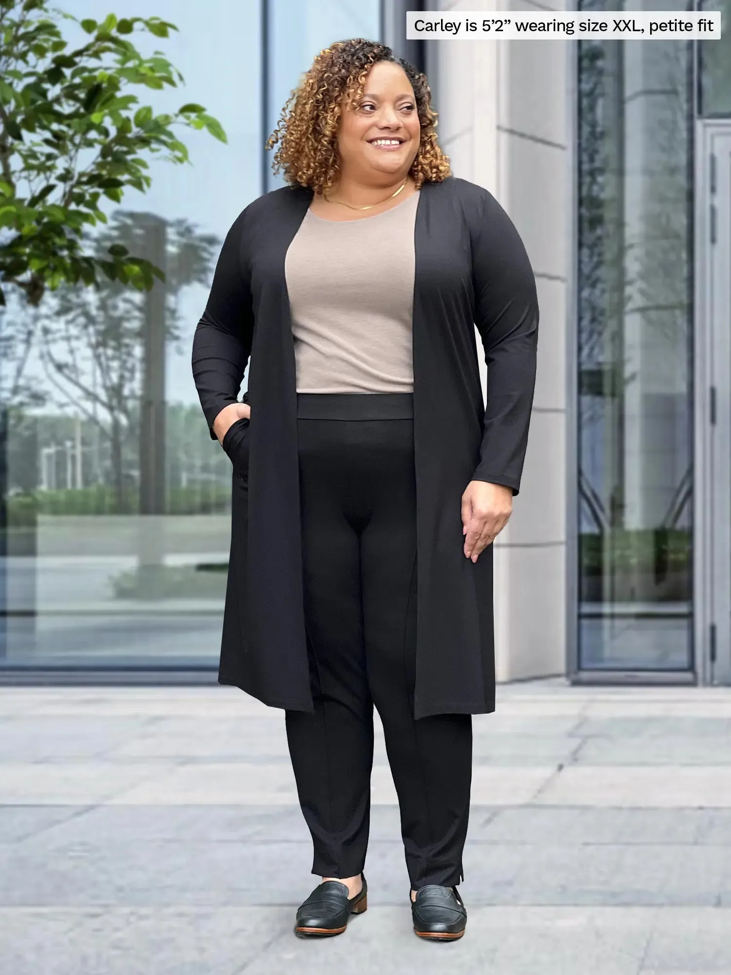 Larissa duster cardigan with pockets