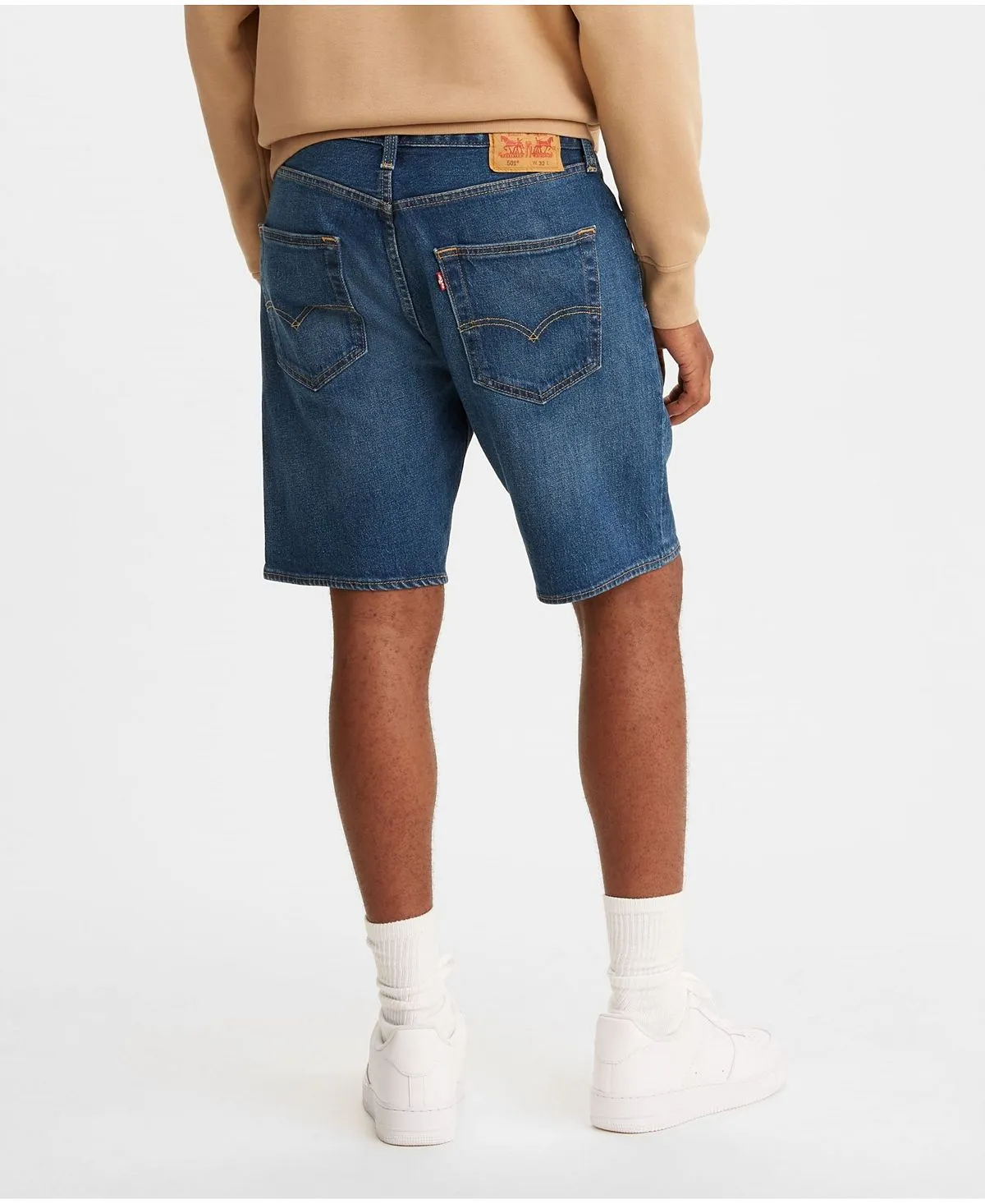Levi's Men's 501 Original Hem Stretch Denim Shorts 9"