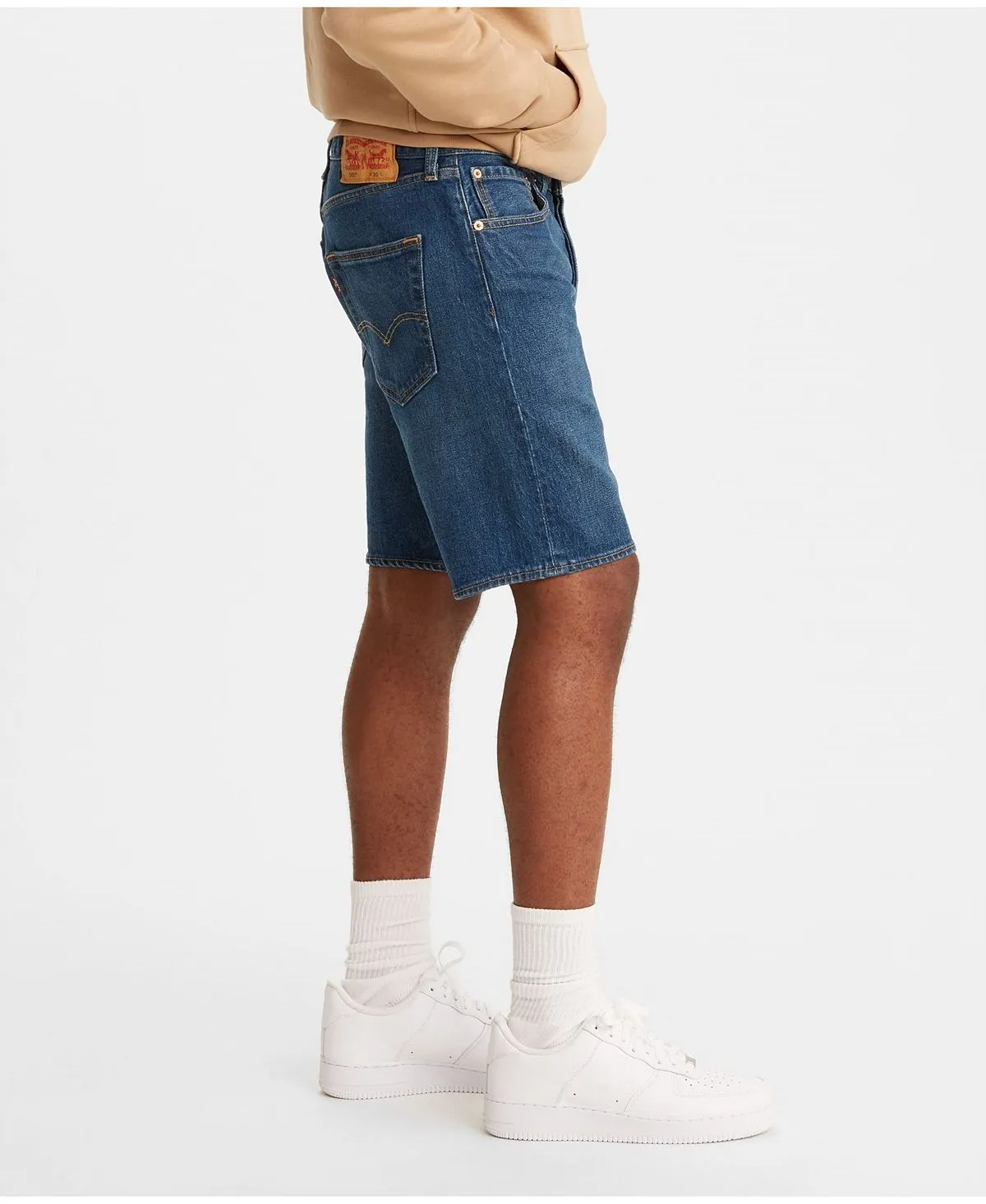 Levi's Men's 501 Original Hem Stretch Denim Shorts 9"