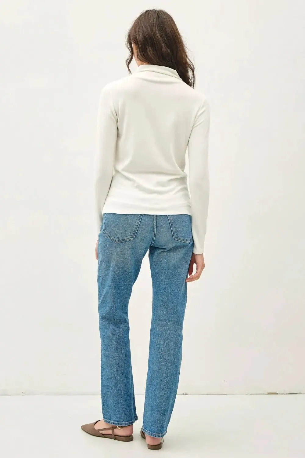 Long Sleeve Mock Neck Shirt