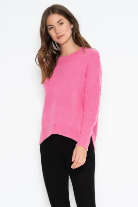 Lyle Cashmere Pullover - Pink Shock