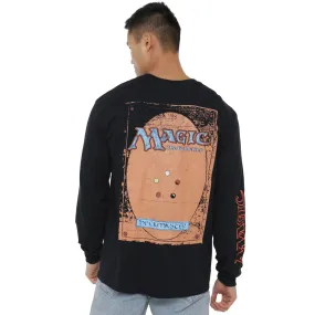 Magic the Gathering Retro Card Arm Mens Long Sleeve T-shirt