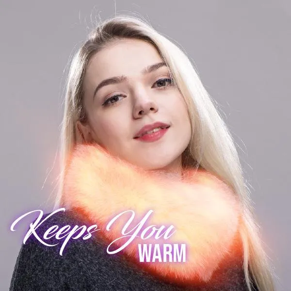 Magnetic Vegan Fur Snood Scarf