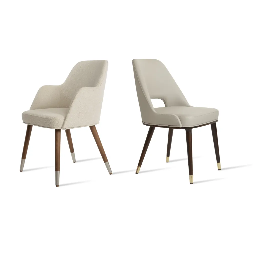 Marash Cream Dining Armchair