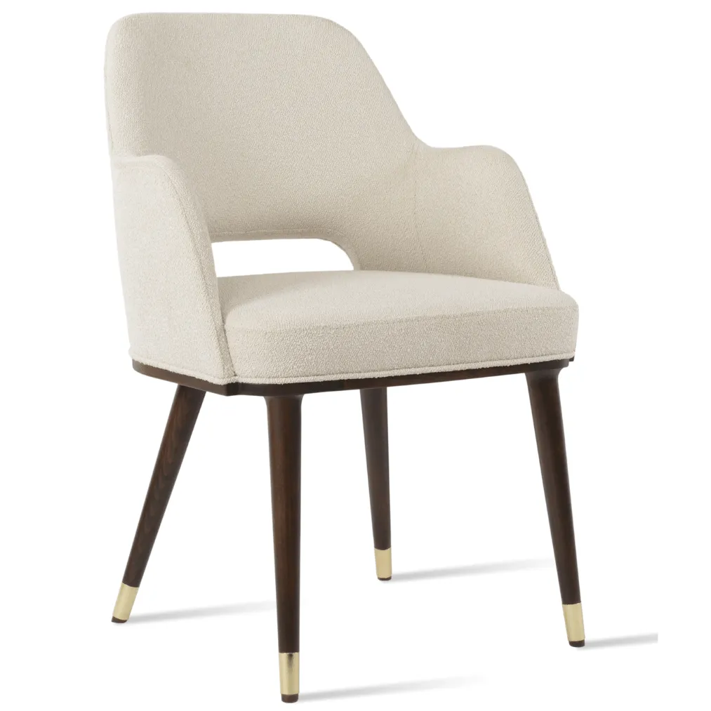 Marash Cream Dining Armchair