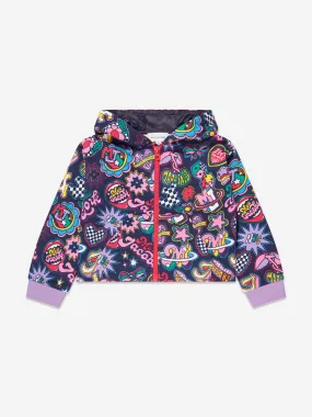MARC JACOBS Girls Illustrated Zip Up Top in Multicolour