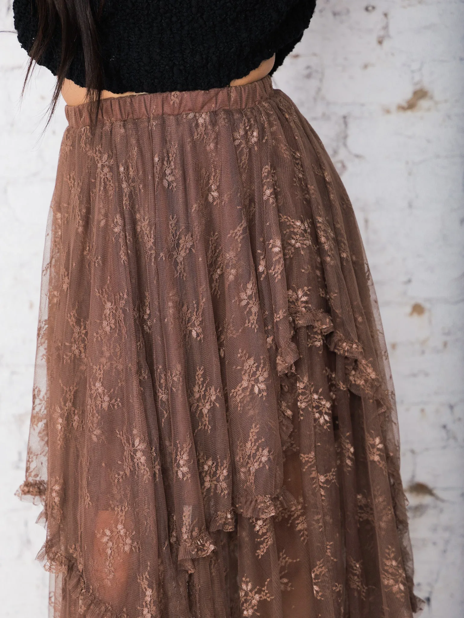 Maya Layered Lace Skirt