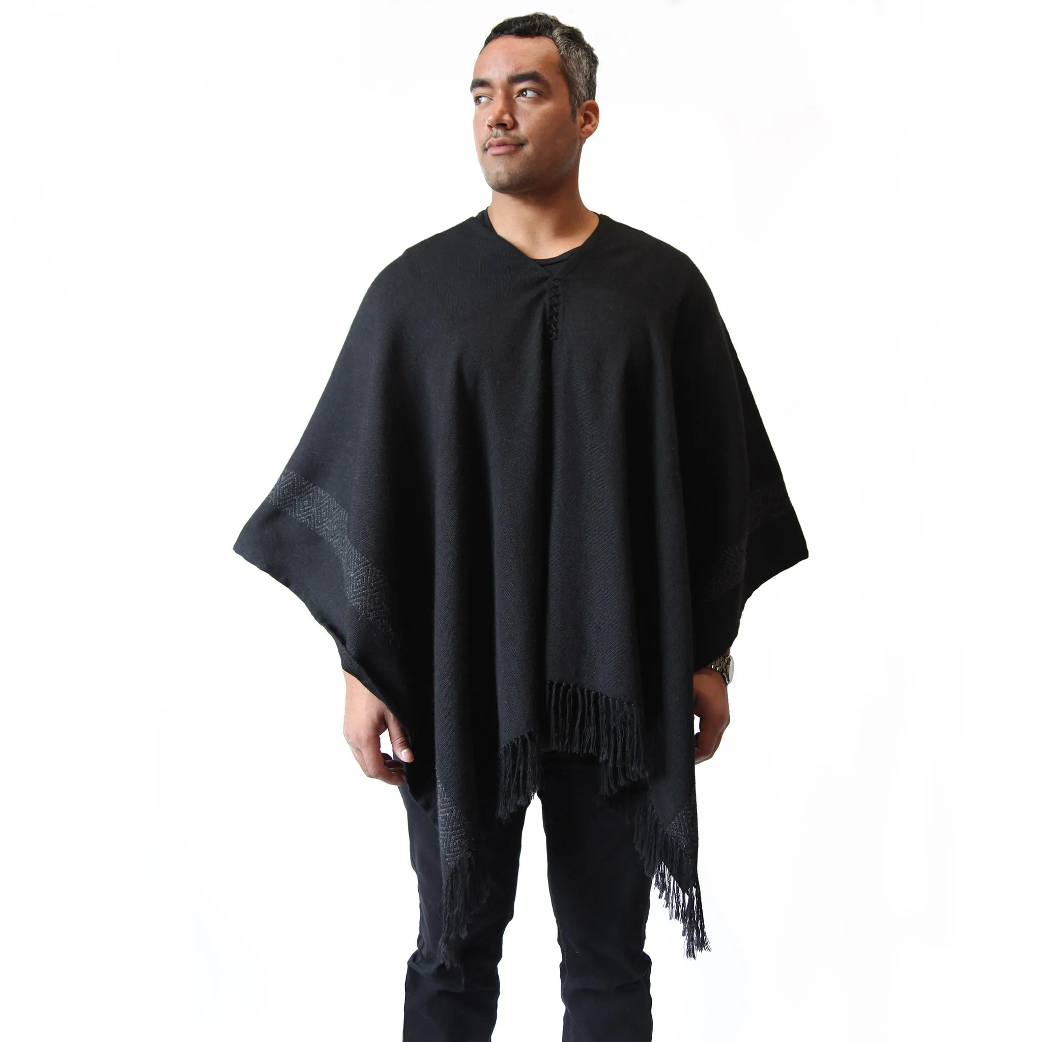 Men's Blackout Pilar Alpaca Poncho