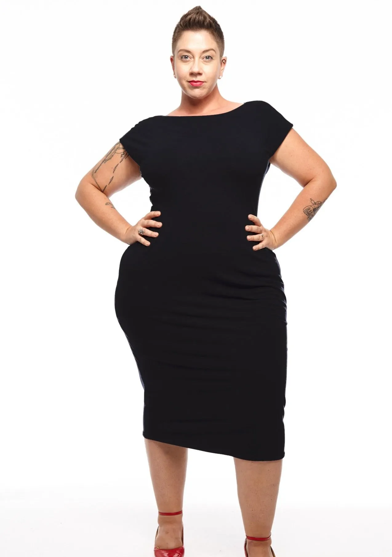 Midi 2-Way Reversible Dress